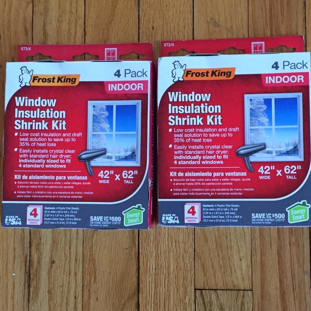 Window Insulation Shrink Kits